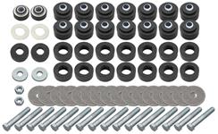 Bushing Set, Body, 64-67 CH/CUT Cnv, 64-67 GTO/TP/LM/SL Cpe/Cnv , 28 pcs w/Hdw