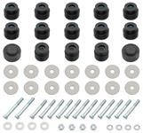 Bushing Set, Body, 1968-72 CH/CUT/SKY Convertible, 30 Bushings w/Hardware