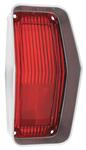 Lens, Tail Lamp, 1970 Cutlass, S/442, w/ Silver Trim