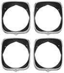 Headlamp Bezels, 1969 Chevelle/El Camino Complete Set