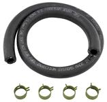 Hose Set, 2-Feet 3/8" Fuel, w/Clamps