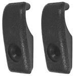 Coat Hook, Interior, 1964-88, Black Plastic, Pair