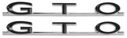 Emblem, Quarter Panel, 1964-67 GTO, Pair