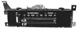 Assembly, Heater/A/C Control, 1971-72 Chevelle/El Camino/Monte Carlo premium