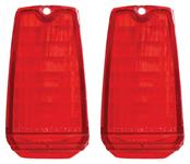 Lens, Tail Lamp, 1963 Cadillac, Bumper, Pair