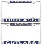 License Plate Frame, 1965 Cutlass