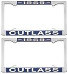 License Plate Frame, 1969 Cutlass