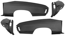 Quarter Panel, Complete, 1970-72 Chevelle, Convertible, Pair