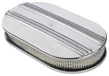 Air Cleaner, 15x2" Oval Aluminum,