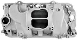 Intake Manifold, Aluminum, 1965-88 BB Chevrolet w/Oval Ports, 5.750" Tall