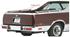 Molding Kit, Bed/Tailgate Upper Finish, 1978-87 El Camino