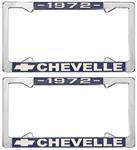 License Plate Frame, 1972 Chevelle