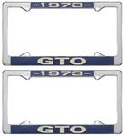 License Plate Frame, 1973 GTO