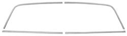 Window Reveal Molding Set, Rear, 1964-67 El Camino